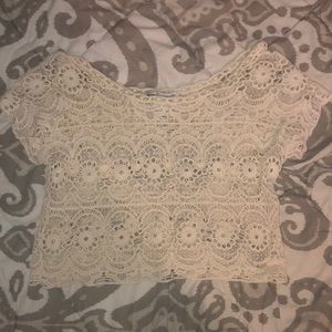 Lace crop top
